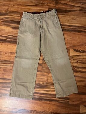 Abercrombie Classic Khaki Cotton Pants